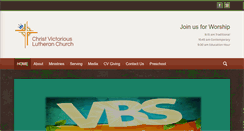 Desktop Screenshot of christvictorious.org