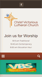 Mobile Screenshot of christvictorious.org